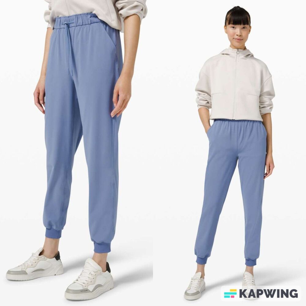 Lululemon Stretch High-Rise Jogger in "Water Drop" Blue SIZE 0